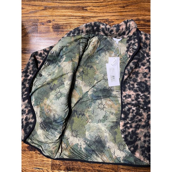 Johnny Was Calme Floral Printed Full Zip Fully Lined Fleece Jacket NWT Medium - Picture 4 of 4